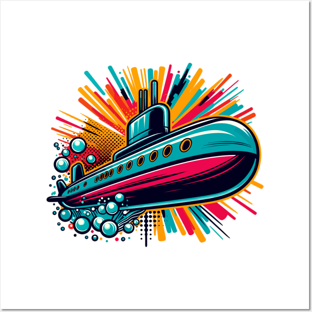 submarine Wall Art by Vehicles-Art